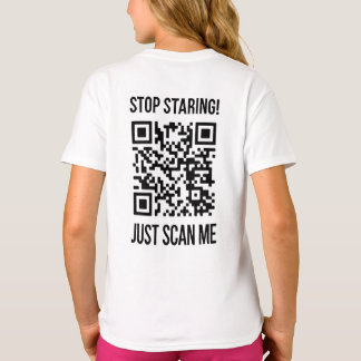 Camiseta Digitalize-me o código QR para um impulso motivaci