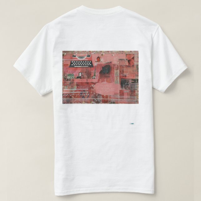 Camiseta Digite em vermelho – Verso  (Verso do Design)