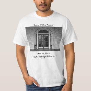 Camiseta Digite se você ousar a escala de cinza