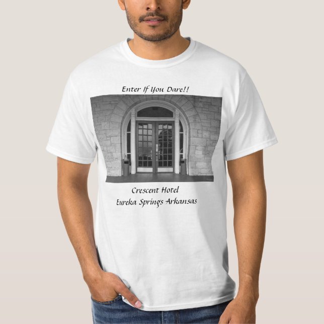 Camiseta Digite se você ousar a escala de cinza (Frente)