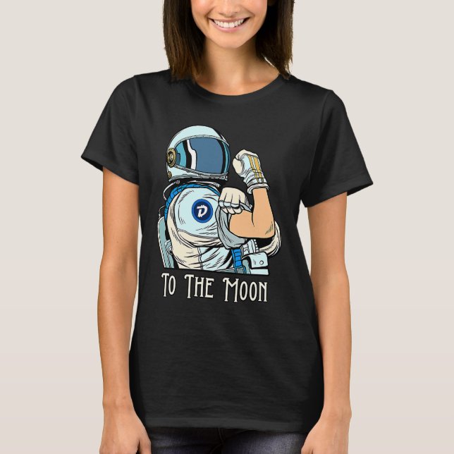 Camiseta Digito Diário DGB De Conversação De Moeda Criptogr (Frente)