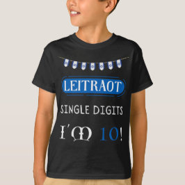 Camiseta Dígitos de Solteiro Leitraot Eu tenho 10
