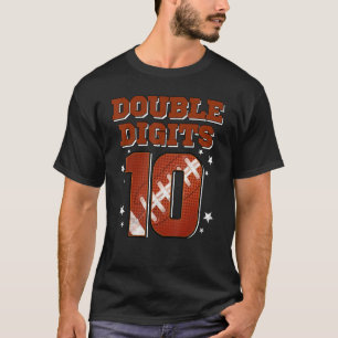 Camiseta Dígitos duplos Decoração de aniversário Menino de