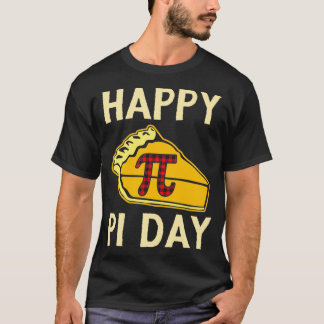 Camiseta Dígitos Pi Day de Pi Buffalo Red Xadrez Feliz Dia