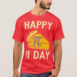 Camiseta Dígitos Pi Day de Pi Leopard Feliz Pi Day Mathemat