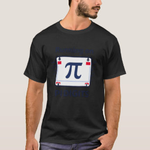 Camiseta Dígitos Pi Engraçados Humor Professor de Matemátic