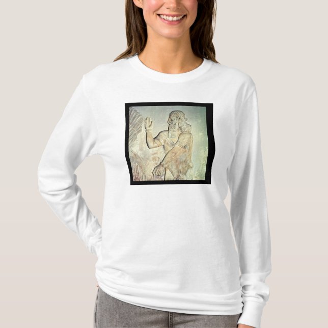 Camiseta Dignatário, alivio, Assyrian (Frente)