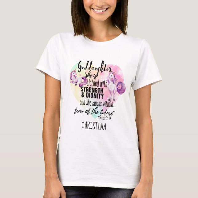 Camiseta Dignidade de Força Fechada Adolescente DAUGHTER Ci (Frente)