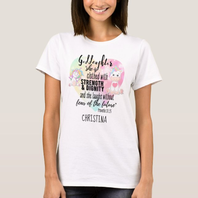 Camiseta Dignidade de Força Fechada Adolescente DAUGHTER Ci (Frente)