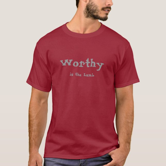 Camiseta Digno, é o cordeiro (Frente)