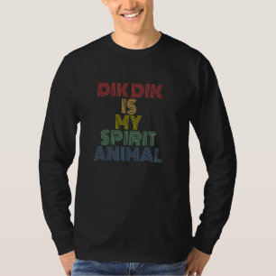 Camiseta Dik Dik É Meu Animal Espiritual retrô anos 70 vint