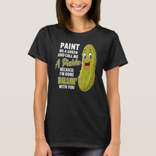 Camiseta Dill Pickle Piada Trocadilho Vegetariano Pepino