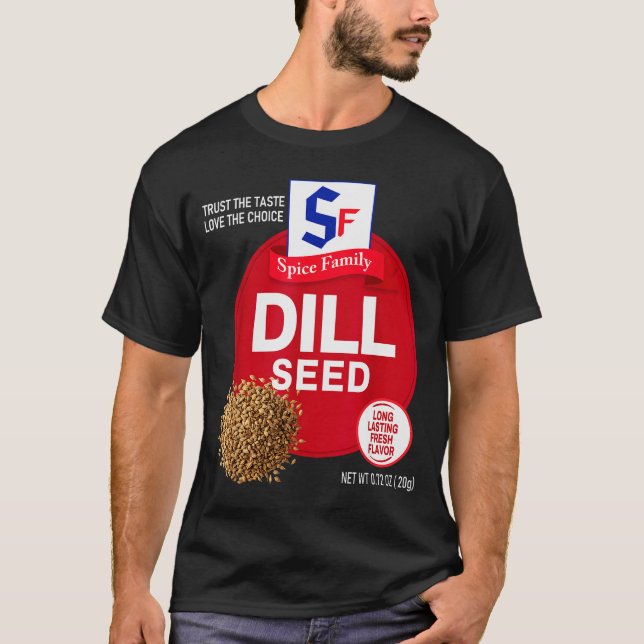 Camiseta Dill Seed Halloween Sce Costume Group Matching  (Frente)
