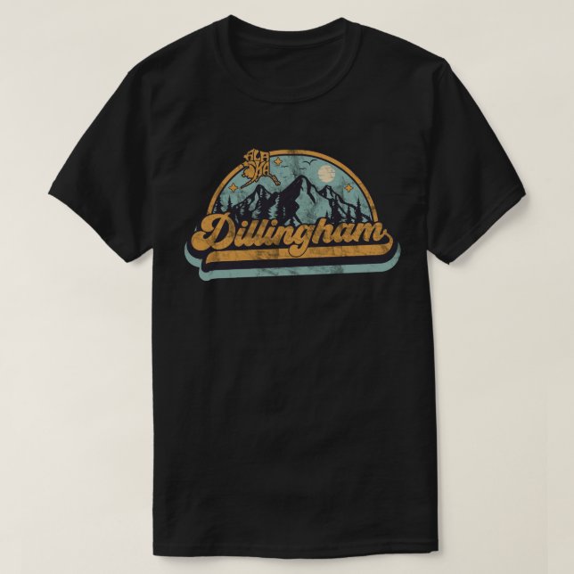 Camiseta Dillingham, Alasca (Frente do Design)