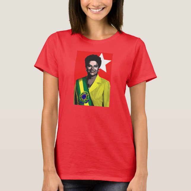 Camiseta Dilma Presidente Brasil 2014 Eleções (Frente)
