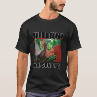 Camiseta dilon seu filho de um predador esquwarzenegger arn
