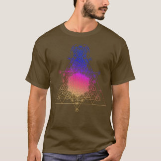 Camiseta Dimensão de Mais alto Geométrico Sagrada