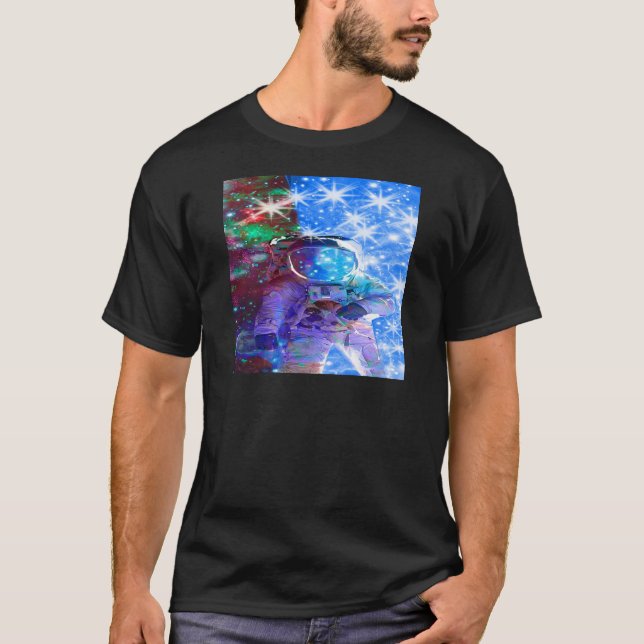 Camiseta Dimensões do astronauta (Frente)