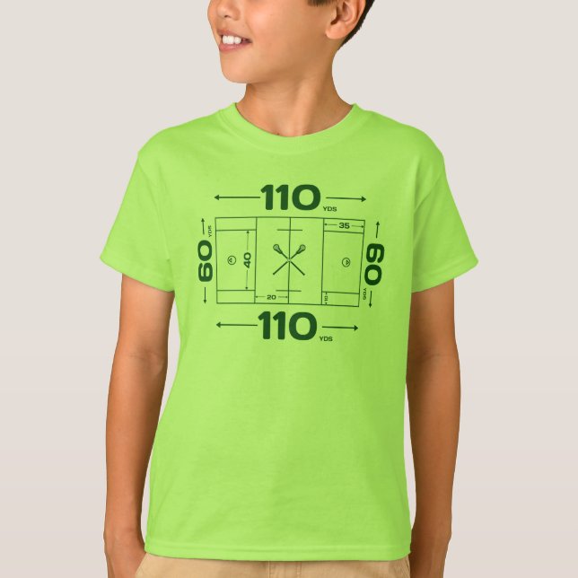 Camiseta Dimensões do campo (Frente)