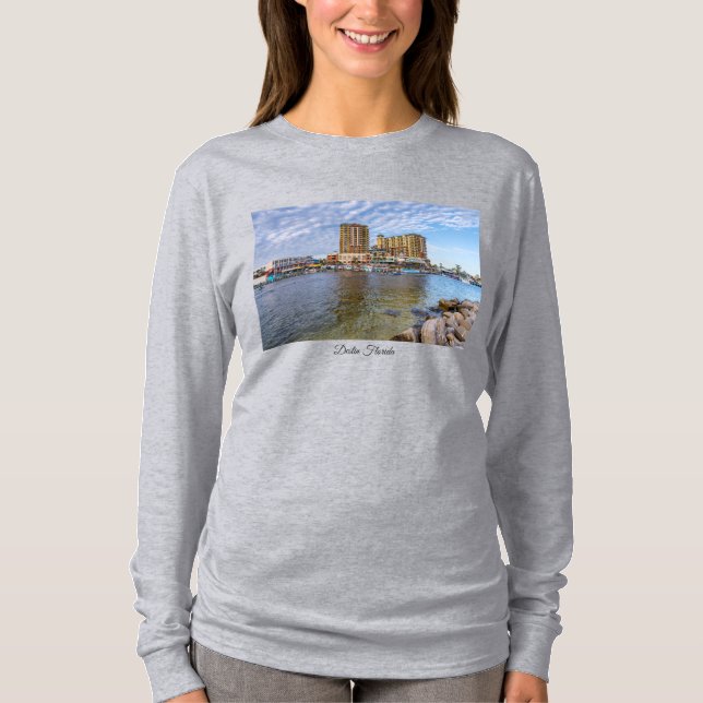 Camiseta Din Harbour Boardwalk Long Sleeve Tshirt (Frente)