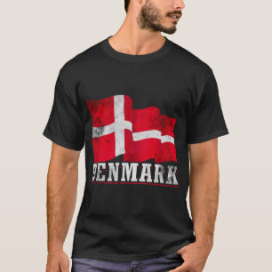 Camiseta Dinamarca Bandeira Dinamarquesa