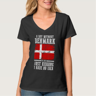 Camiseta Dinamarca Bandeira Dinamarquesa