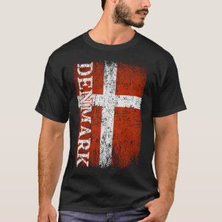Camiseta Dinamarca Bandeira Presentes Homens Crianças Dinam