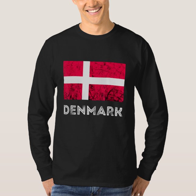 Camiseta Dinamarca Dannebrog Danish Flag Dansk Roots Danish (Frente)