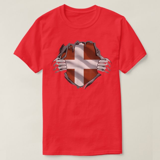 Camiseta Dinamarca Escandinávia (Frente do Design)