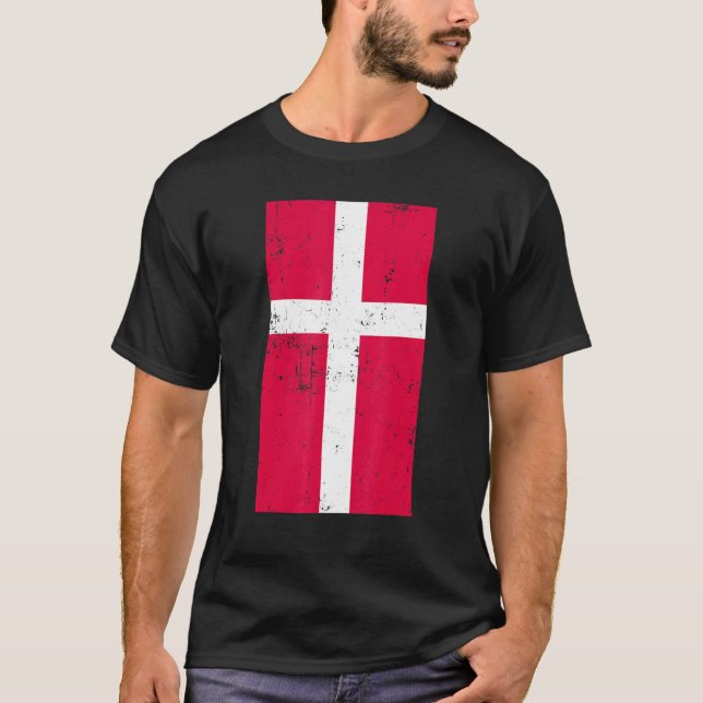 Camiseta Dinamarca Europa Escandanávia Copenhaga Afetada F (Frente)