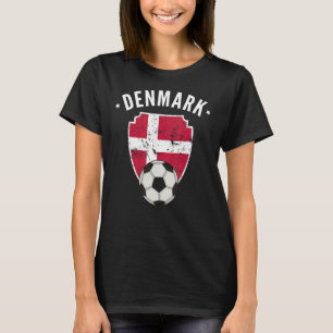 Camiseta Dinamarca Futebol Dinamarca Bandeira Orgulho Dinam