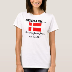 Camiseta Dinamarca, o lugar o mais feliz na terra