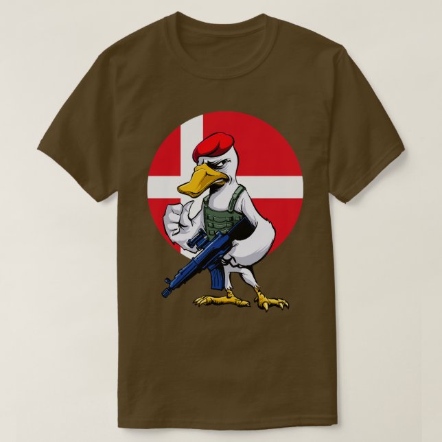 Camiseta Dinamarca Swan Trooper (Frente do Design)