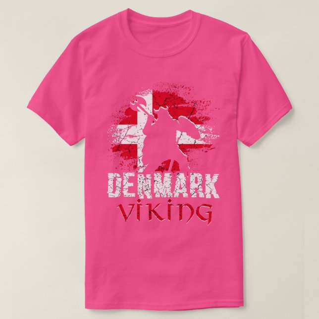Camiseta Dinamarca Viking Warrior (Frente do Design)