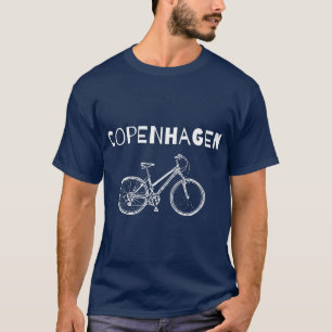 Camiseta Dinamarquês Fez Copenhagen Bike design Premium