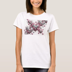 Camiseta Dinâmica Vermelha LOVE IS IN THE AIR Slog