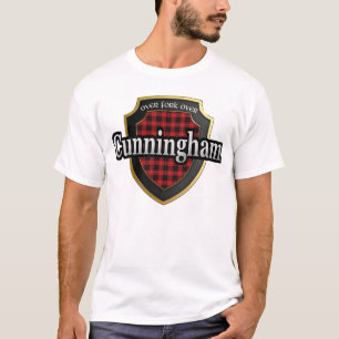 Camiseta Dinastia do Tartan de Cunningham Scotland do clã