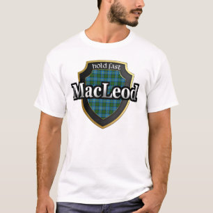 Camiseta Dinastia do Tartan de MacLeod Scotland do clã