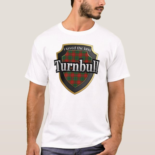 Camiseta Dinastia do Tartan de Turnbull Scotland do clã (Frente)