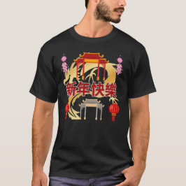 Camiseta Dinastia Dourada em Flor