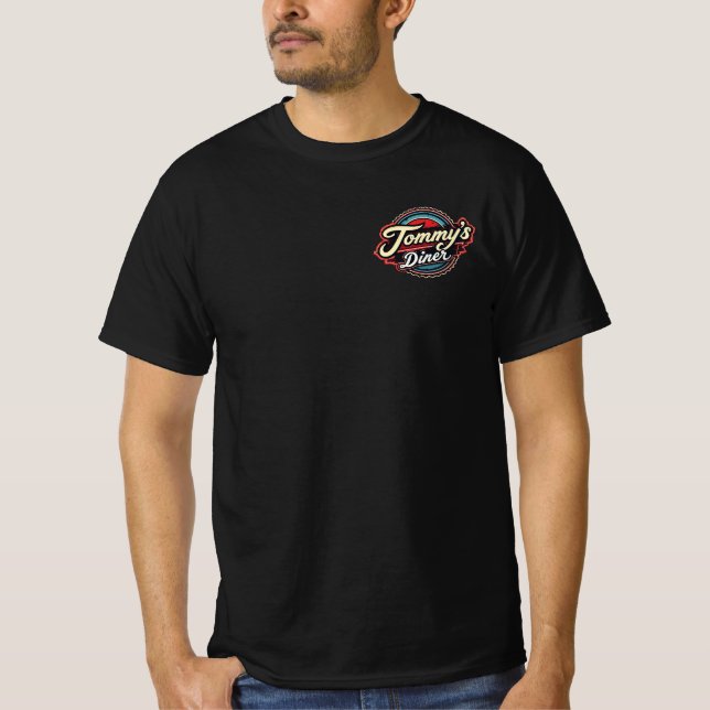 Camiseta Diner Tee Black (Frente)