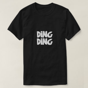 Camiseta Ding Ding Tipografia Divertida