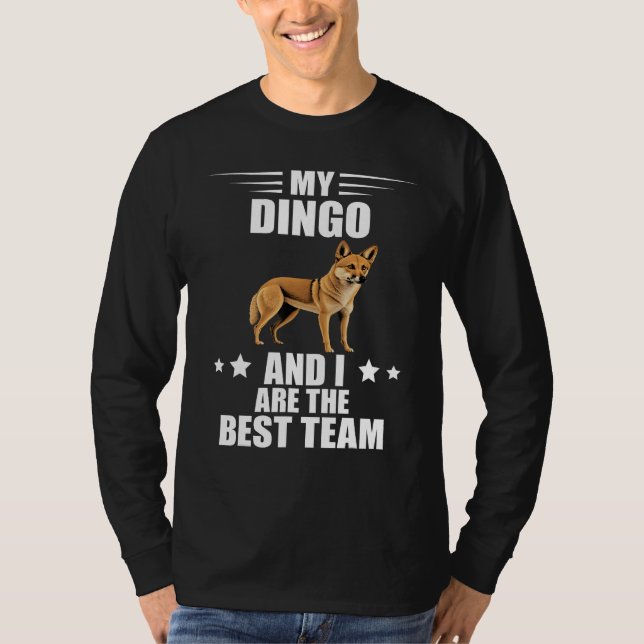 Camiseta Dingo And I Best Team Australian Wild Dog Dingo (Frente)