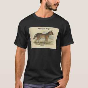 Camiseta DINGO AUSTRALIANO para Homens Mulheres Crianças e 