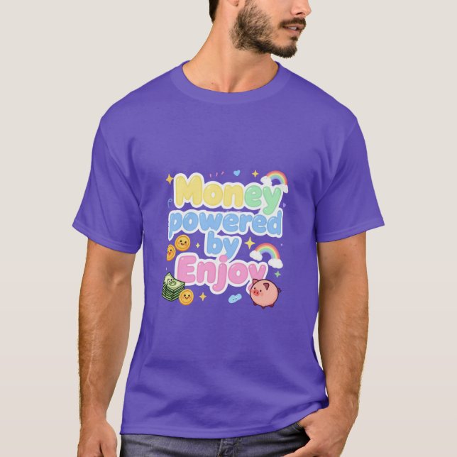 Camiseta Dinheiro com Design Enjoy (Frente)