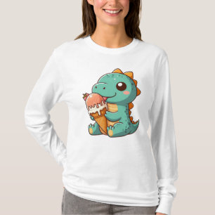 Camiseta Dinheiro comendo sorvete bonito