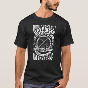 Camiseta Dinheiro de Fisher Não Pode Comprar Felicidade Mas