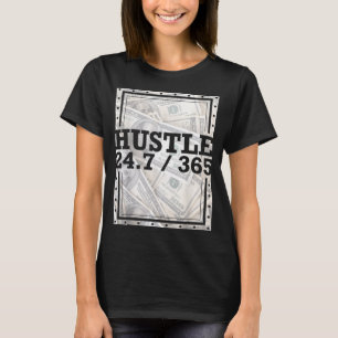 Camiseta Dinheiro de Trapaça Gráfico Amante de Hip Hop Masc