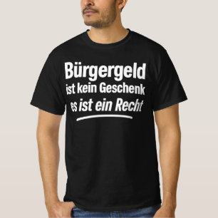 Camiseta Dinheiro do cidadão não é um presente, é um direit