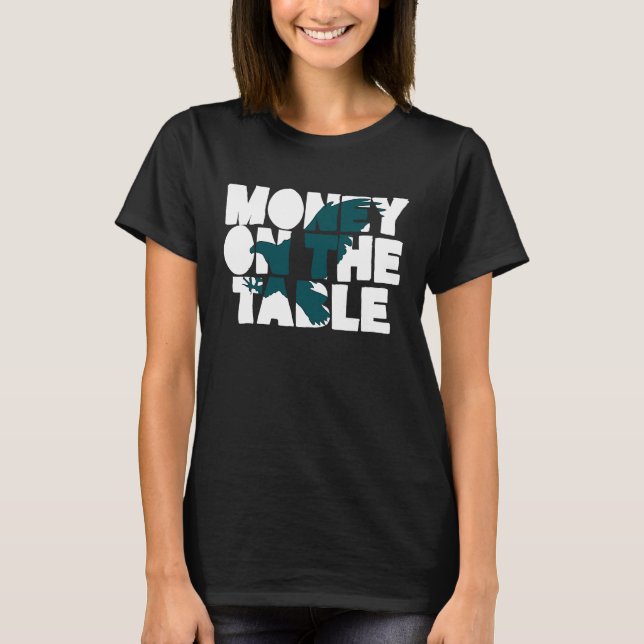 Camiseta Dinheiro Na Mesa (Frente)